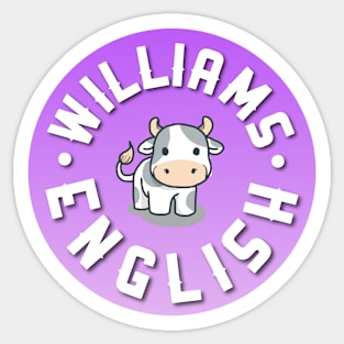 williams college english Sticker